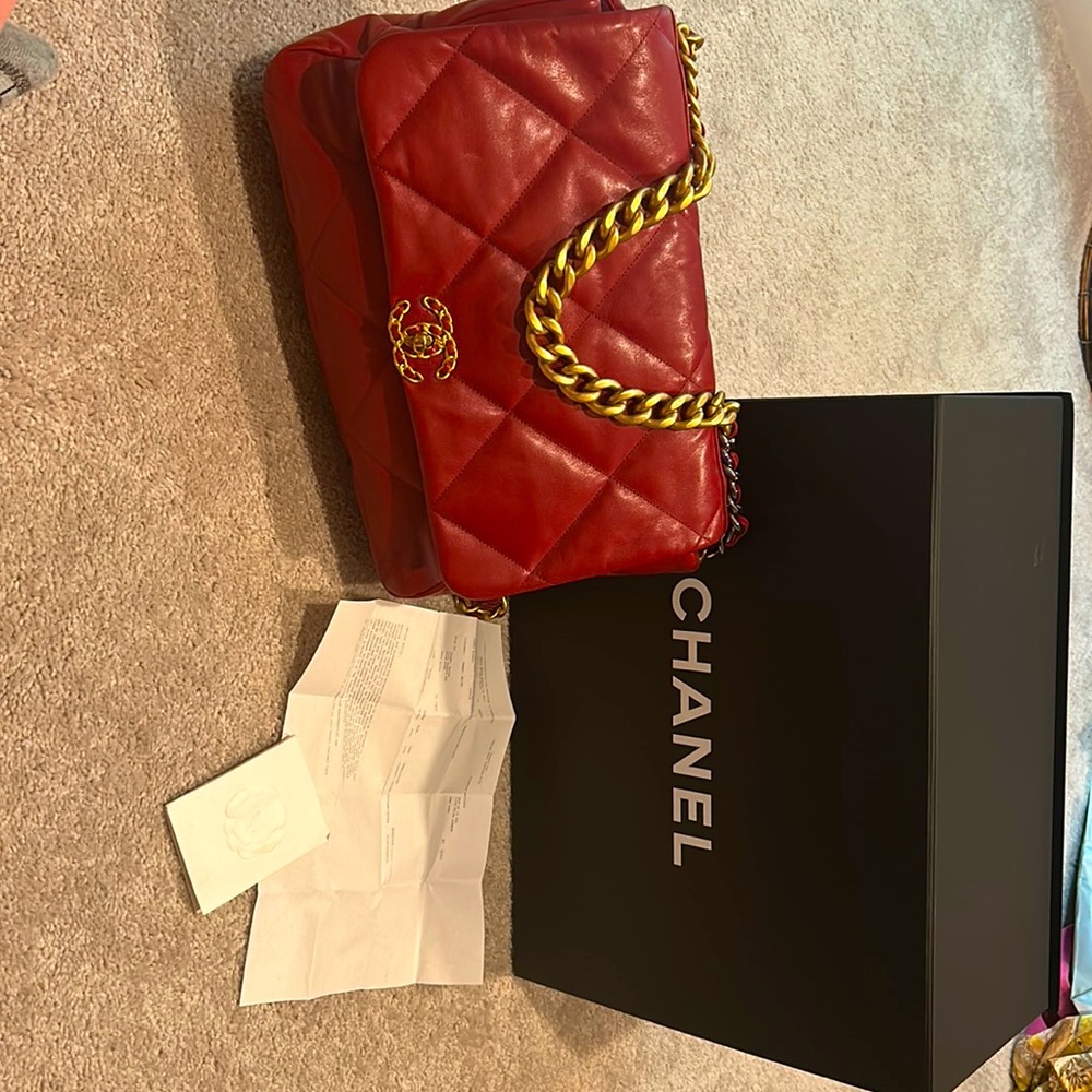 Chanel 19 large flap bag 100% authentic! 🔥🔥